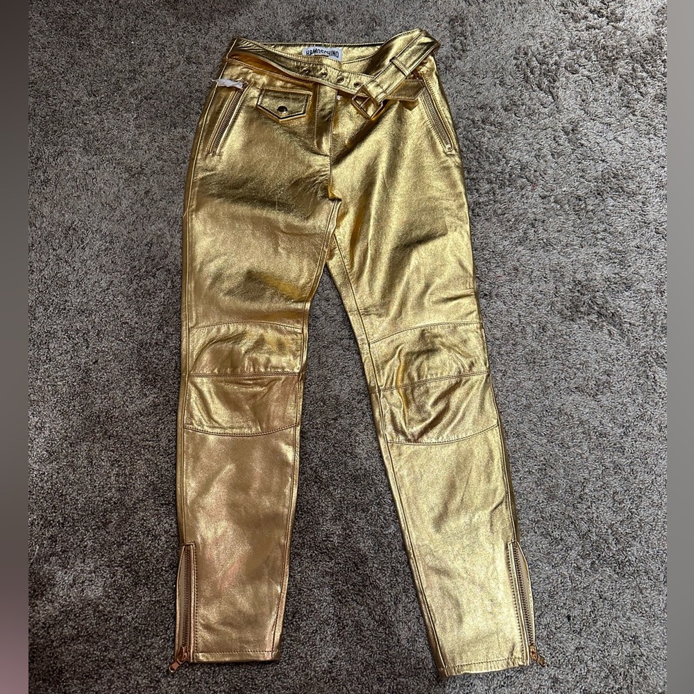 New Moschino H&M leather pants 34 - never worn